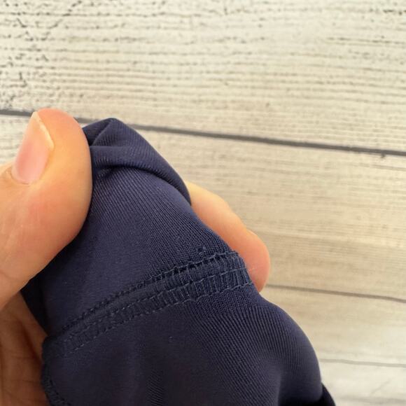 Dover Saddlery Girl's Stride Magna Navy Riding Thighs Leggings Size Large - Picture 9 of 9